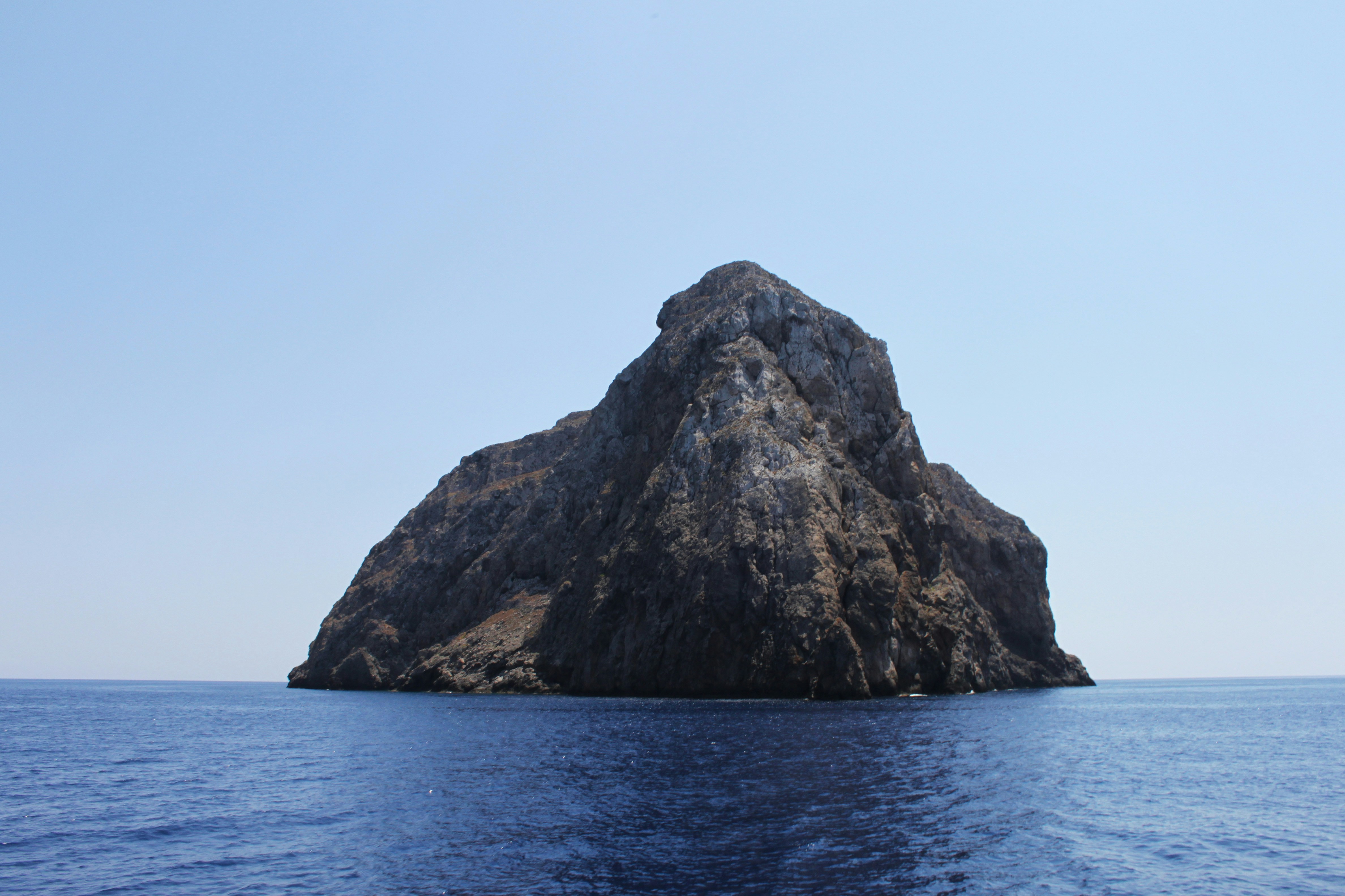Rocky Islet in Open Sea