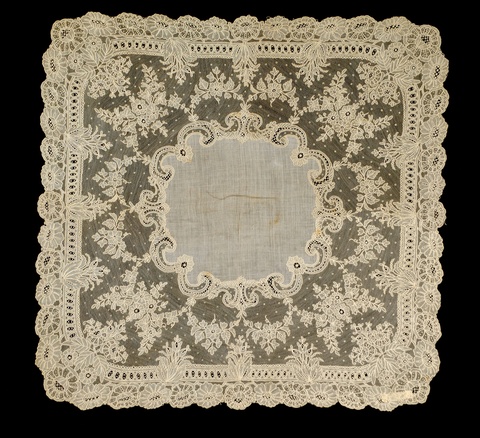 Vintage Handmade Lace Handkerchief