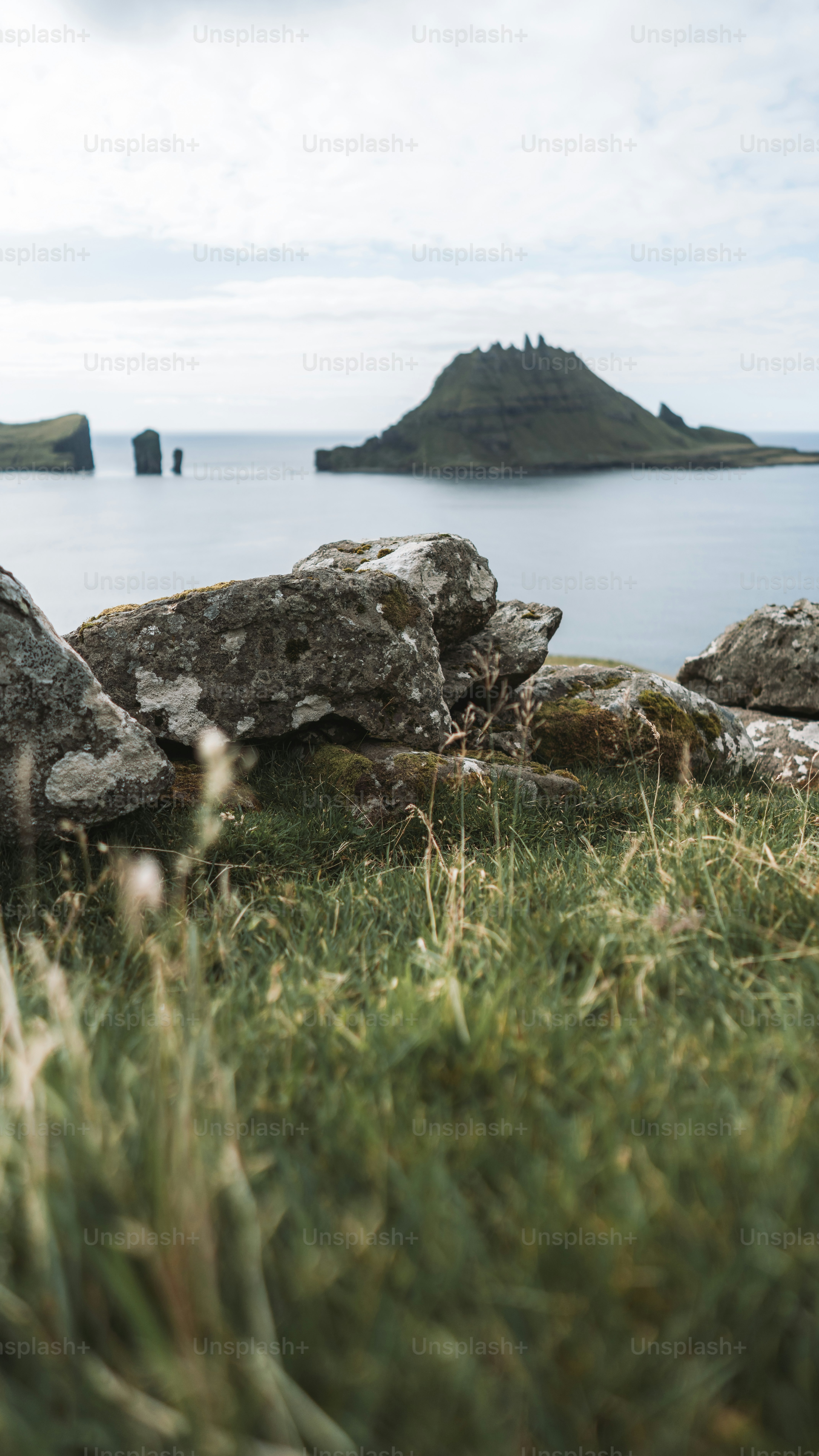 Coastal Seascape with Distant Islands