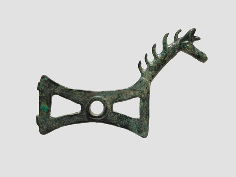Ancient Bronze Horse-headed Axe