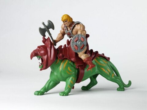 He-Man and Battle Cat Action Figures