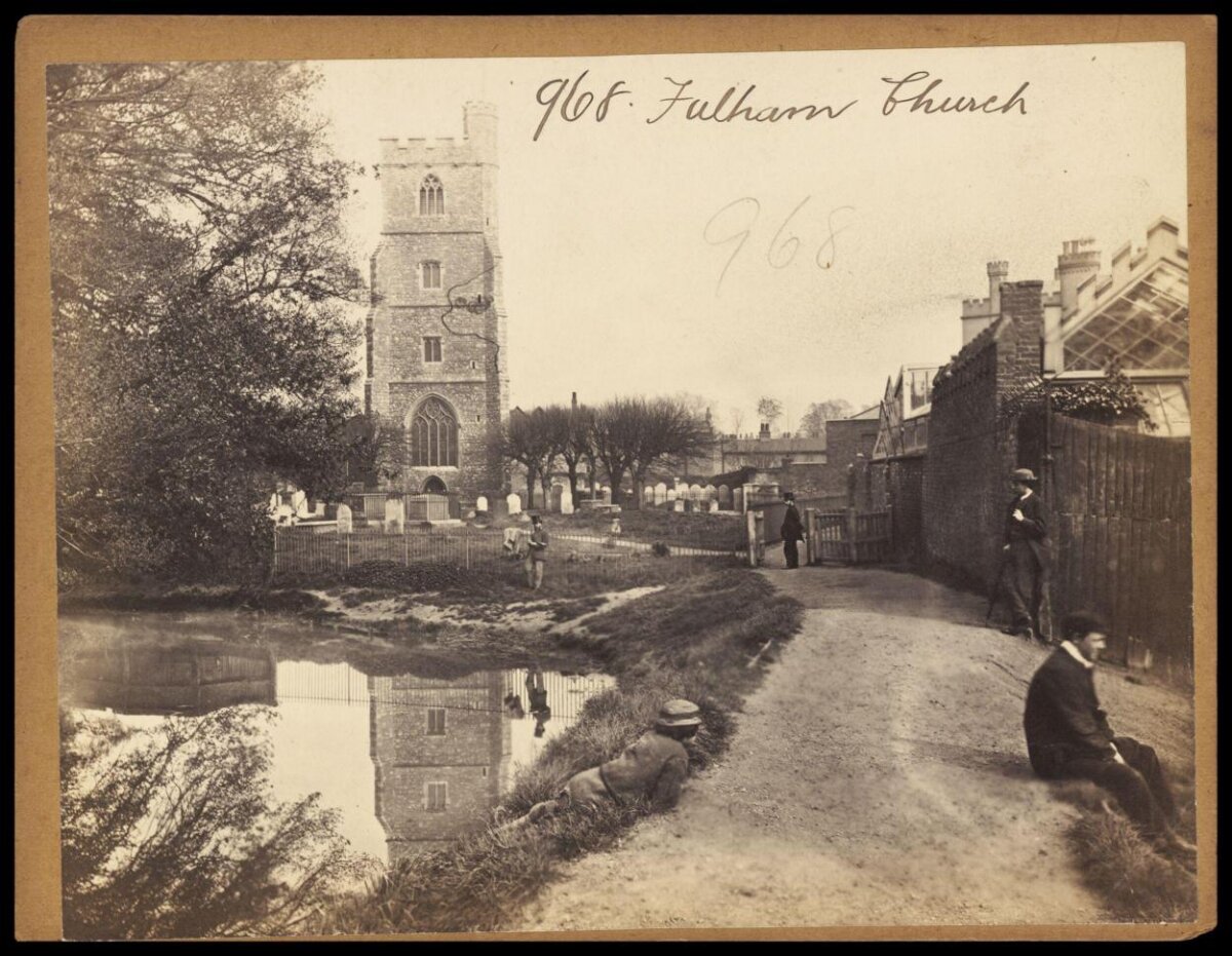Vintage View of Fulham Church