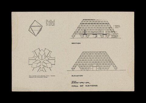Hall of Nations Structural Drawings