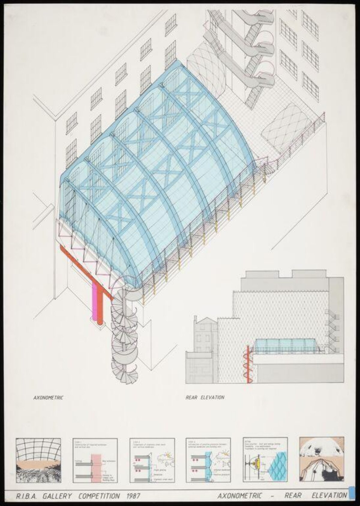 1987 RIBA Gallery Competition Drawing