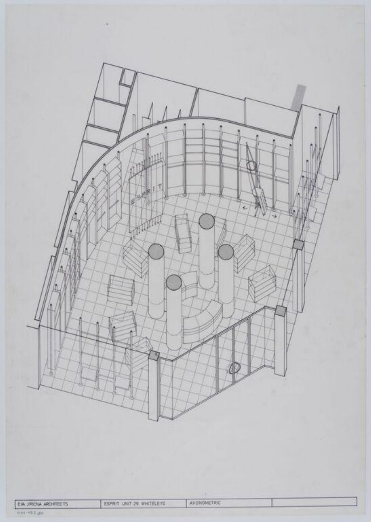 Esprit Store Axonometric Drawing