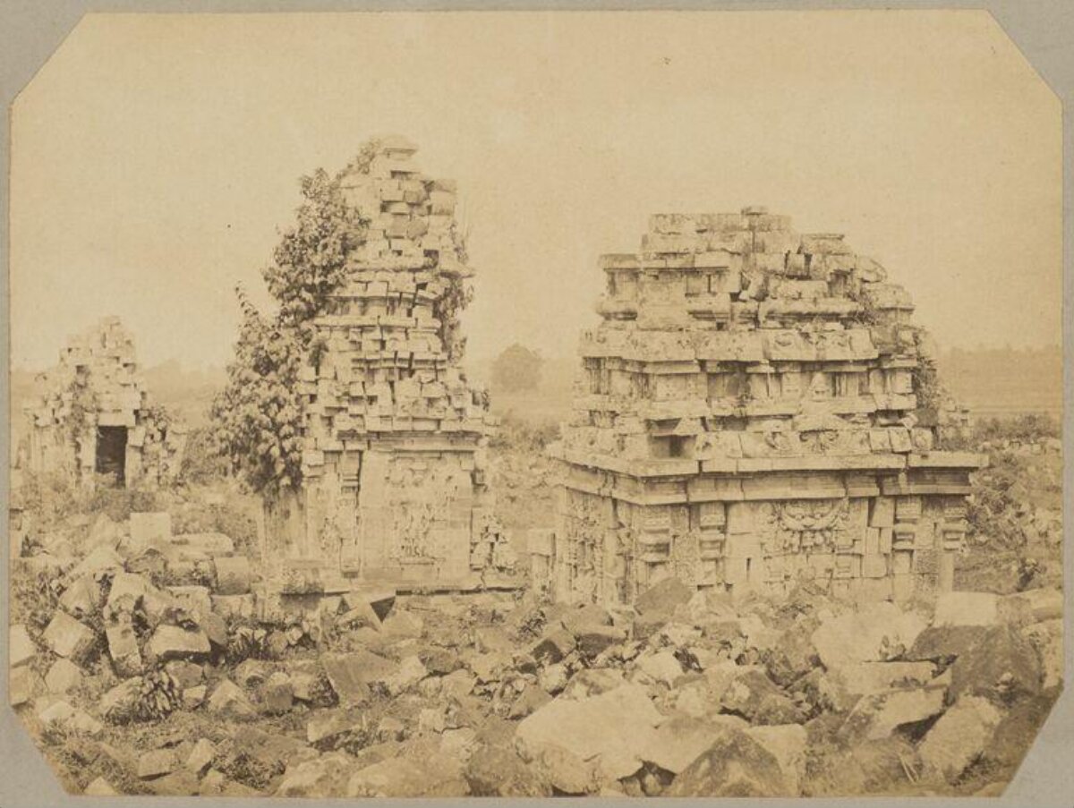 Ruined Ancient Stone Temples