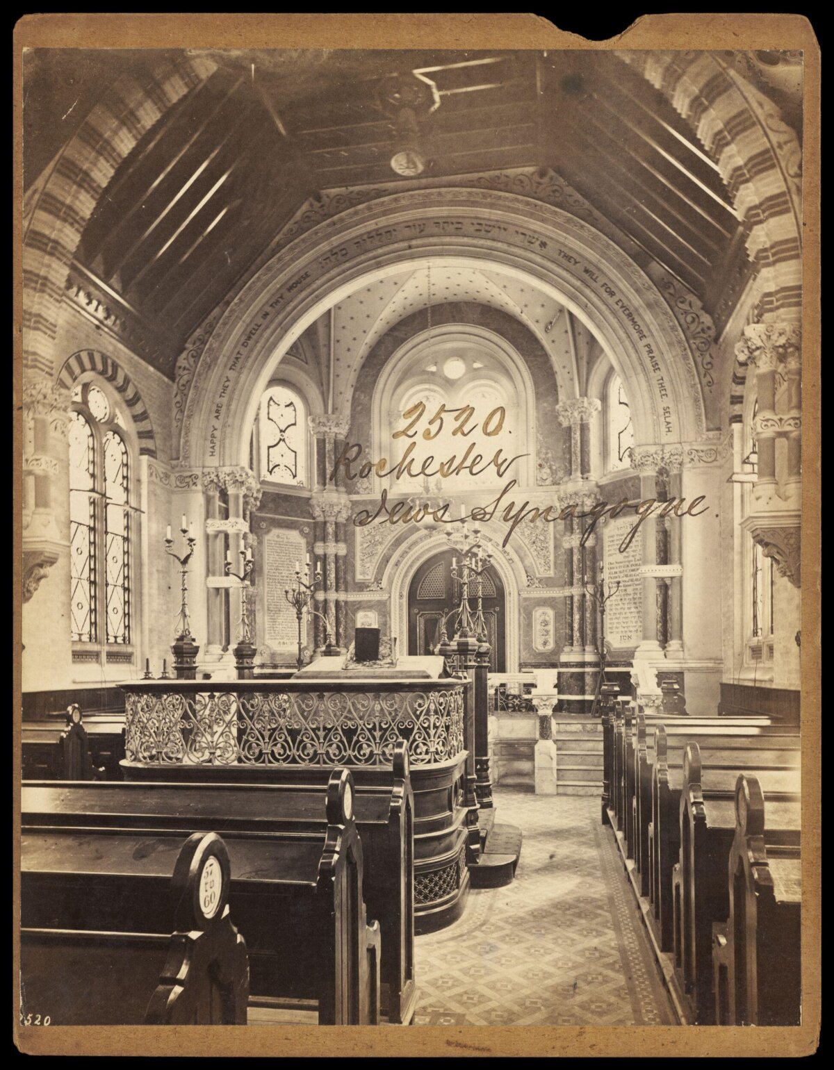 Interior of Rochester Jewish Synagogue