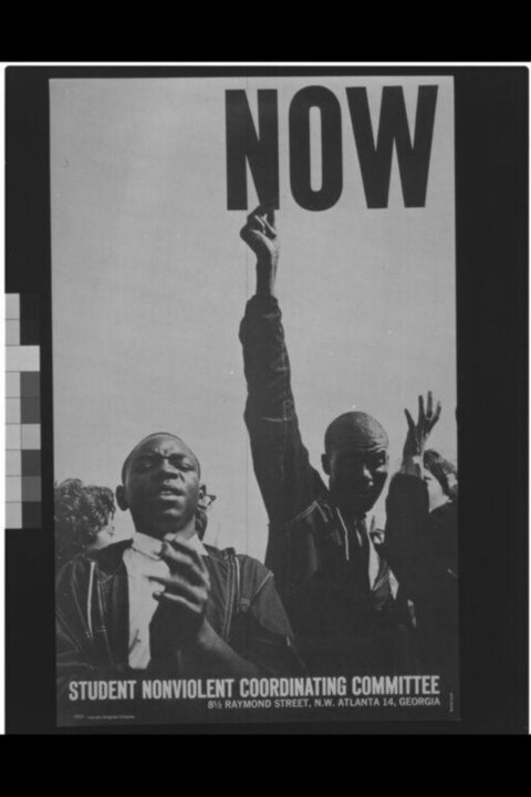 Civil Rights NOW Protest Poster