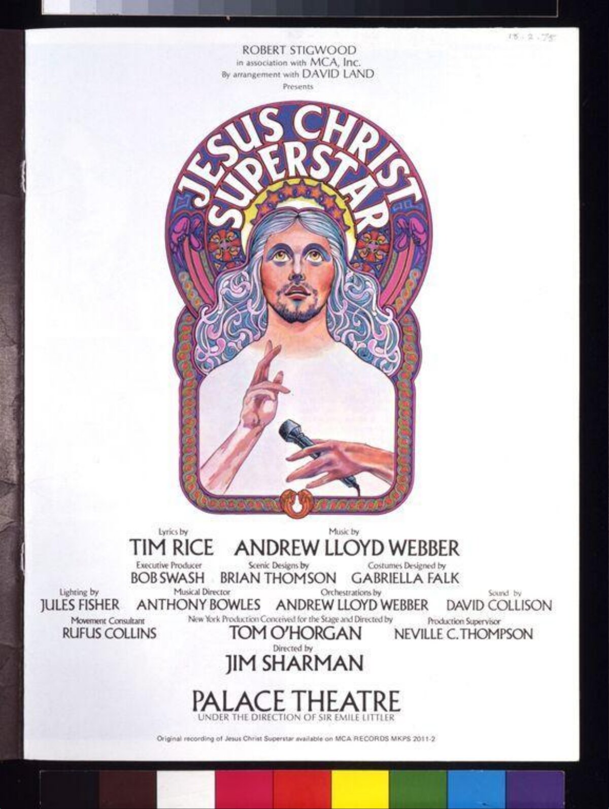 Jesus Christ Superstar Theatre Poster