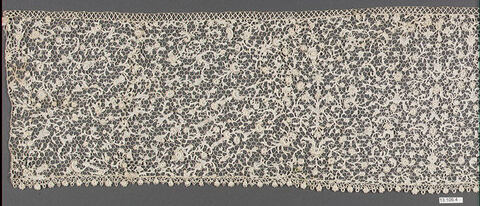 Antique Floral Handmade Lace Border