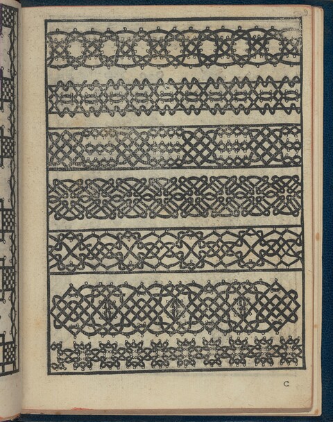 Vintage Knotwork Border Pattern Page