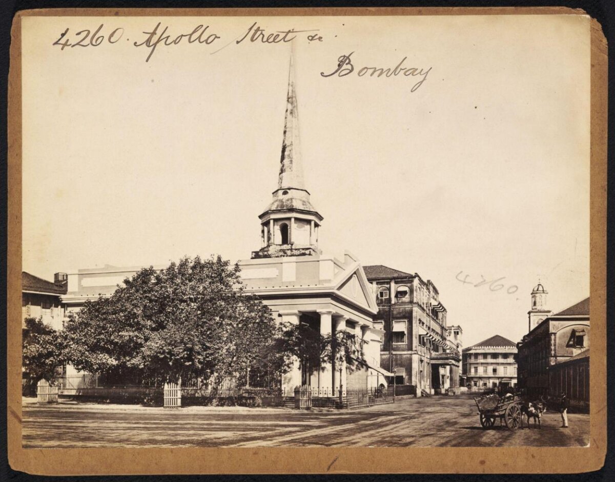 Apollo Street, Bombay Historical View