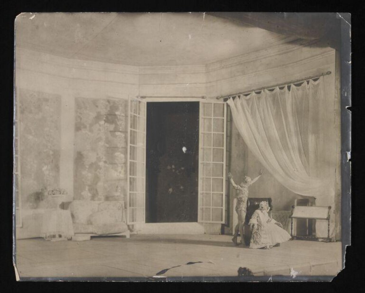 Vintage Stage Play Scene