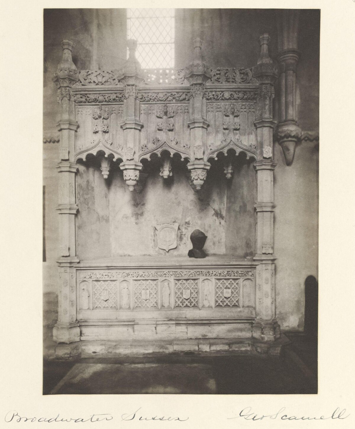 Carved Tomb at Broadwater Sussex