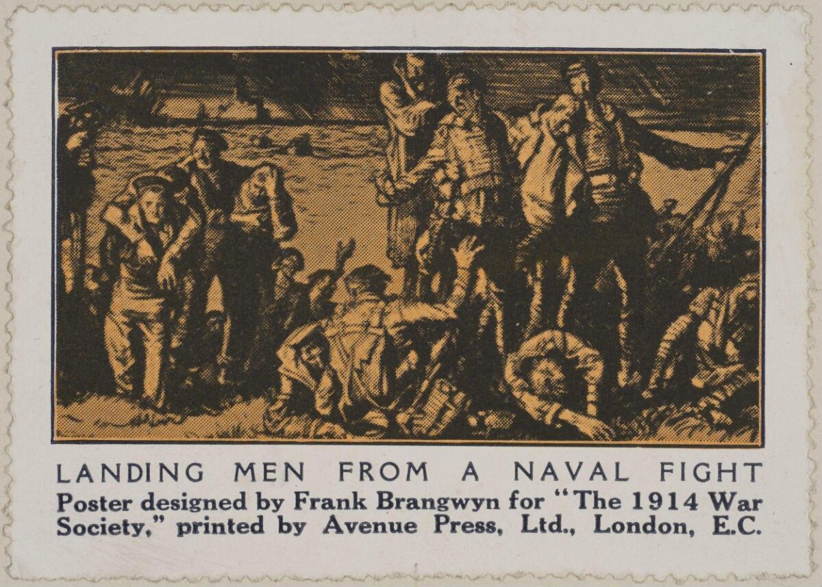 Landing Men From a Naval Fight