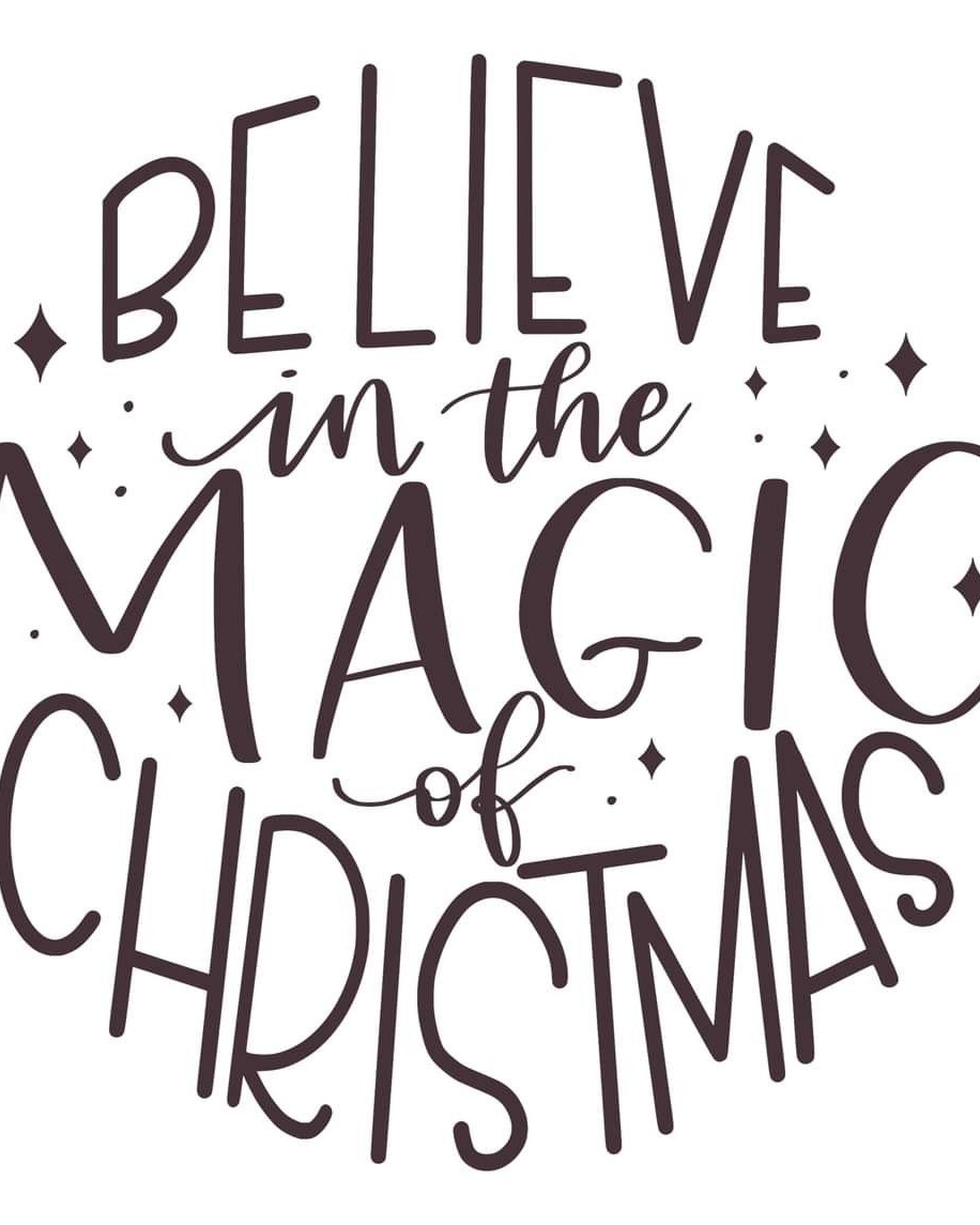 Believe in the Magic of Christmas Art