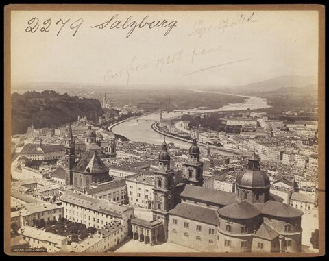Vintage Salzburg City View