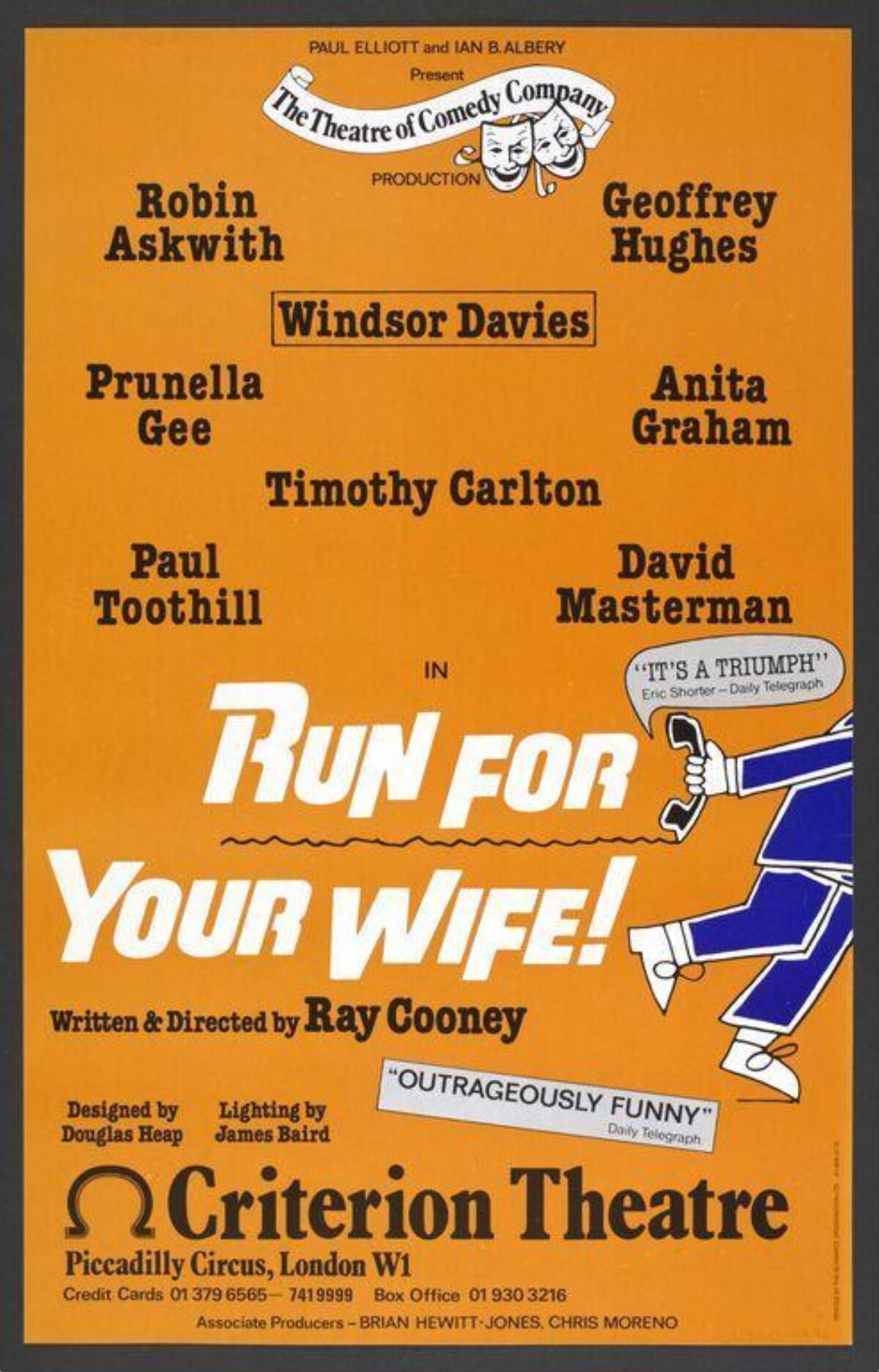Run For Your Wife Theatre Poster