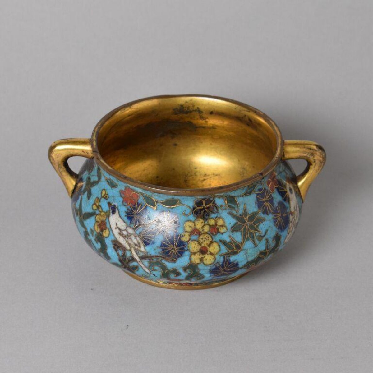 Cloisonne Enamel Double-handled Censer
