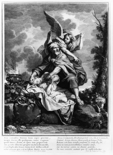 Angel Stopping Abraham Sacrificing Isaac