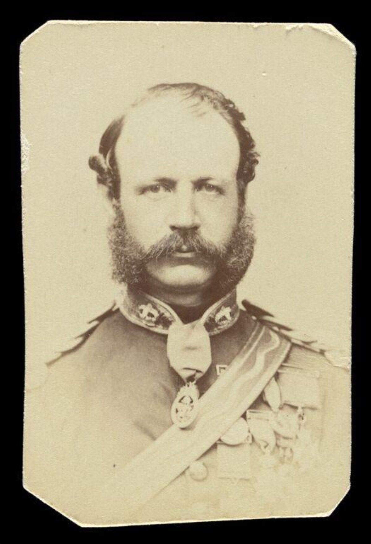 Vintage Portrait of Military Officer