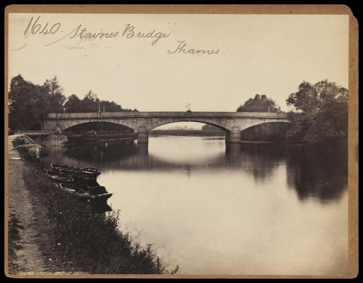 Staines Bridge over River Thames