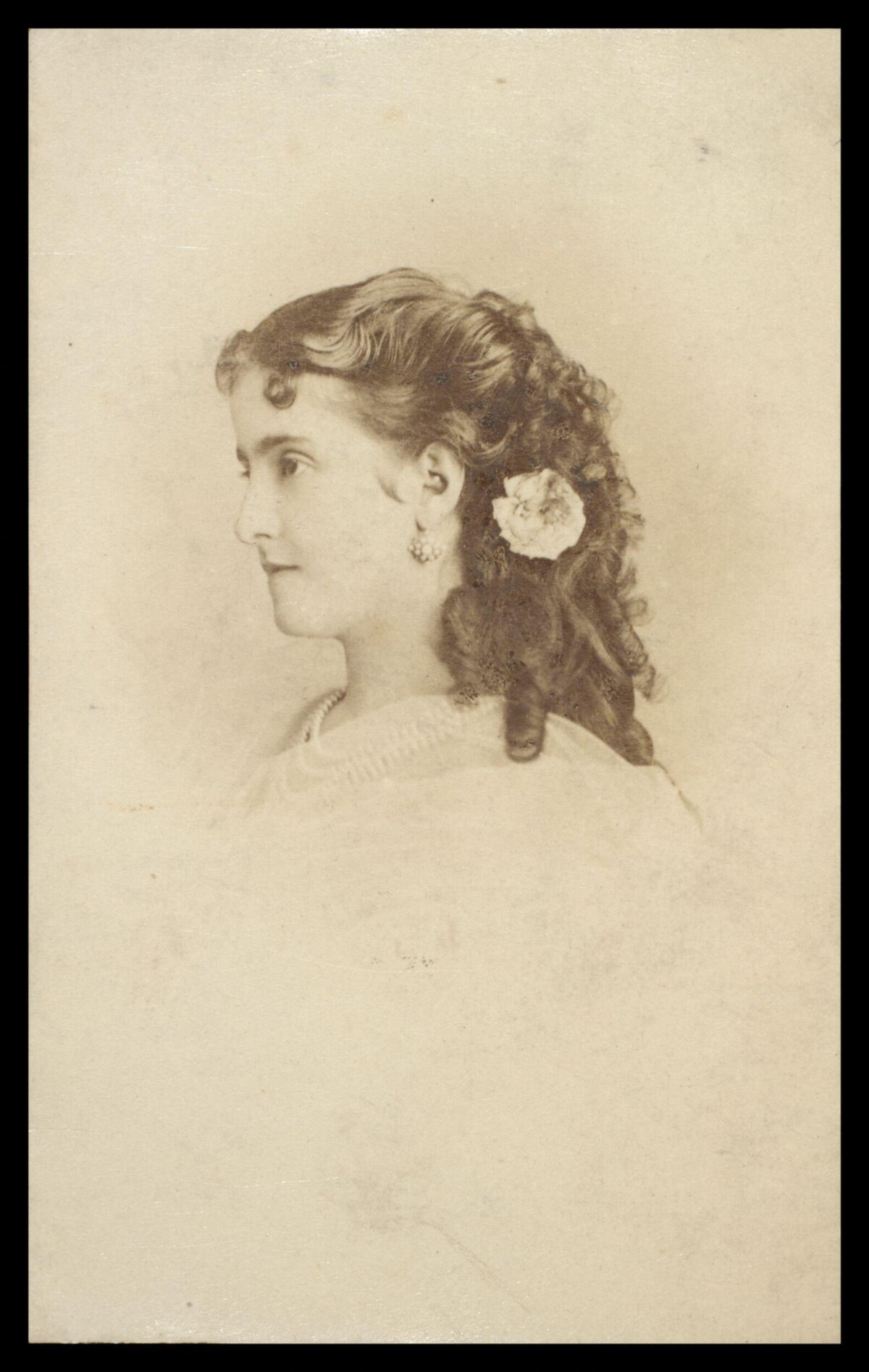 Vintage Profile Portrait of a Woman