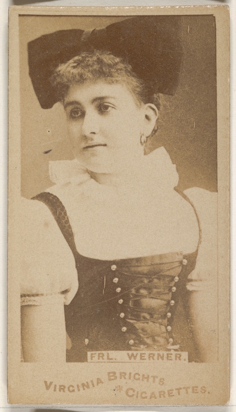 Frl. Werner Virginia Brights Cigarette Card
