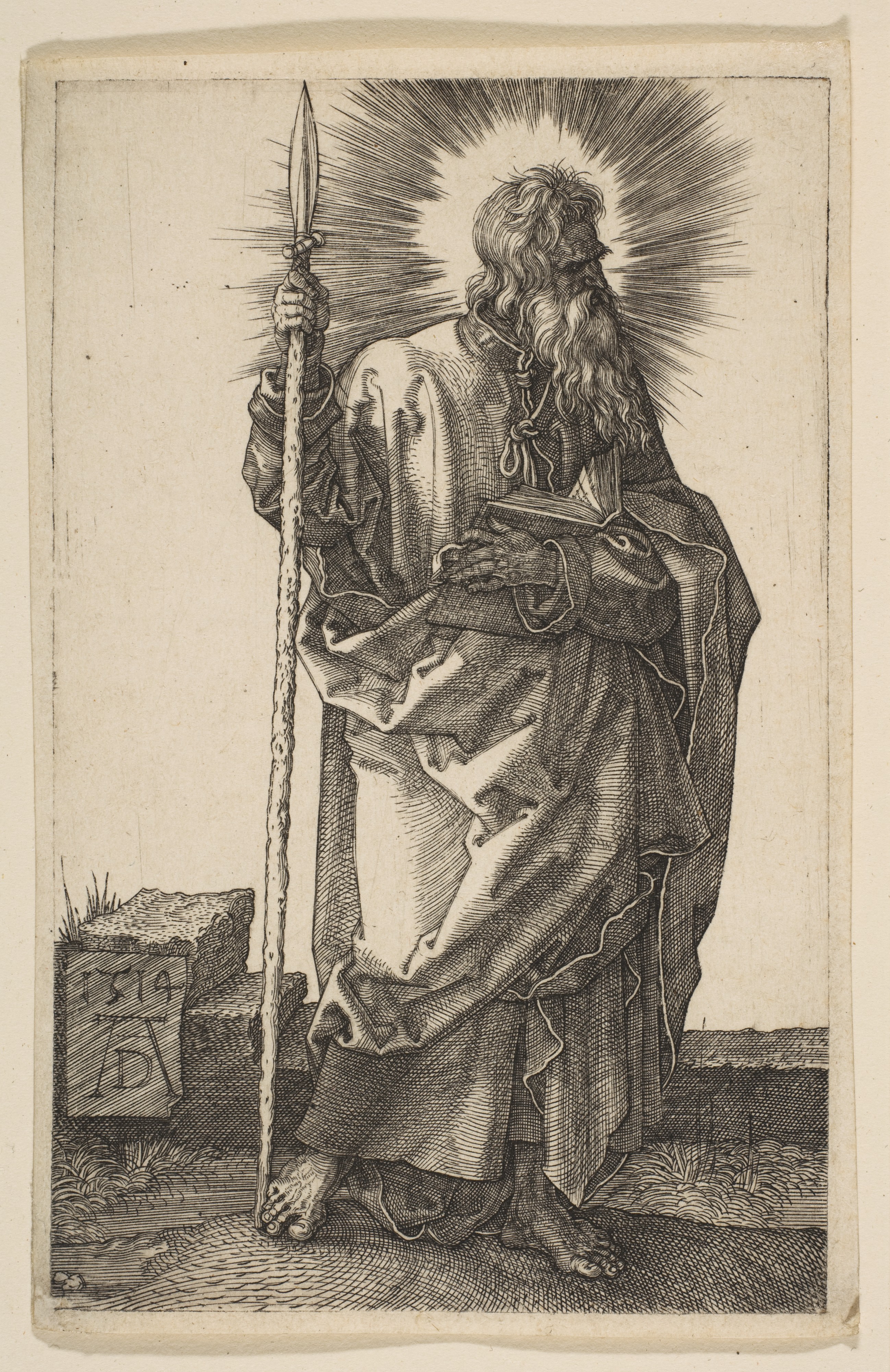 Engraving of Saint Thomas the Apostle