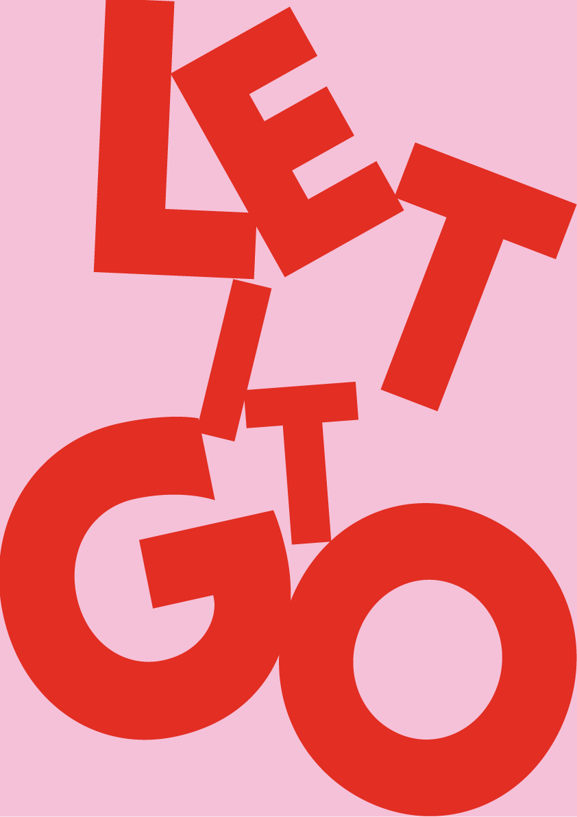 Let It Go Typography Design