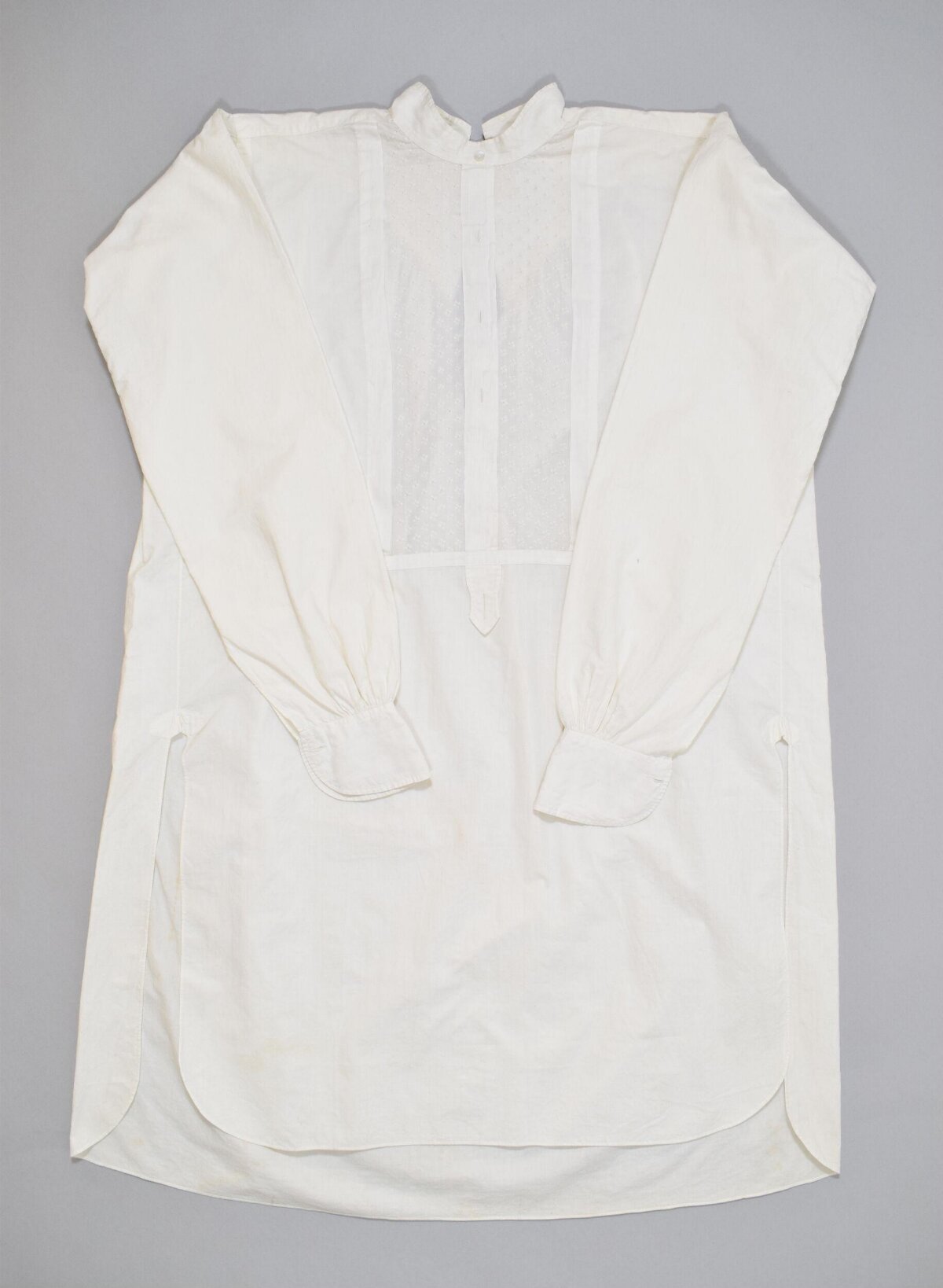 White Long Sleeve Tunic Shirt