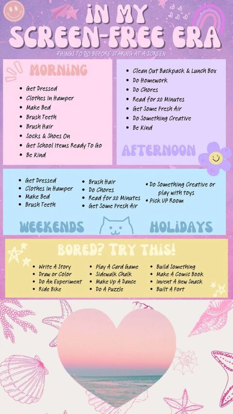 Screen-Free Activity Checklist