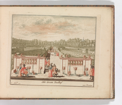 Het Groote Doolhof Antique Engraving