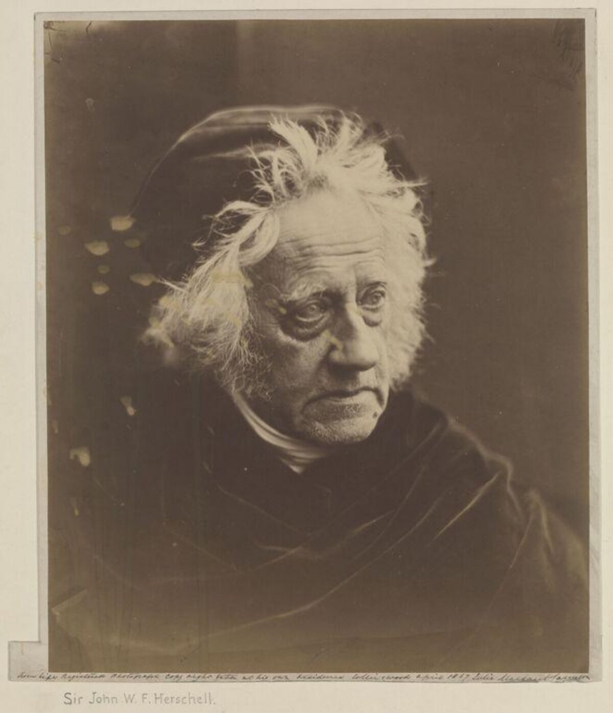 Portrait of Sir John W. F. Herschell