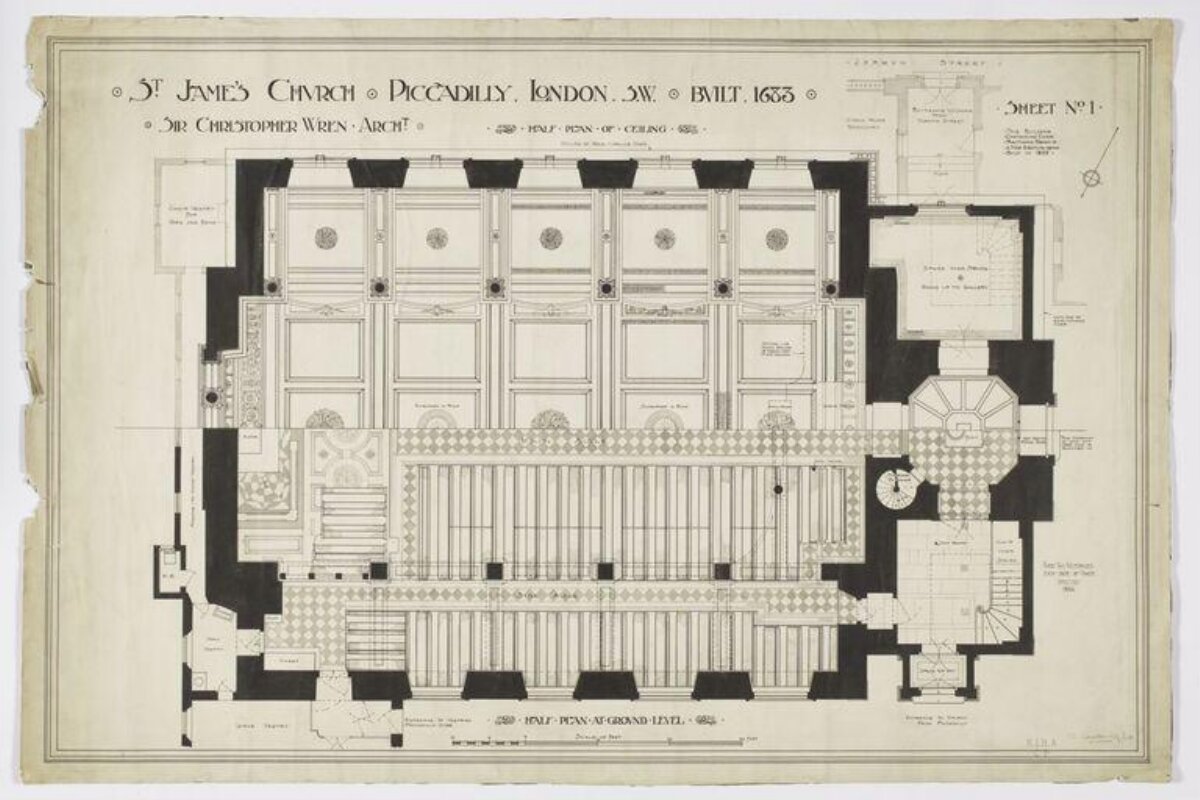 St James's Church Architectural Plan