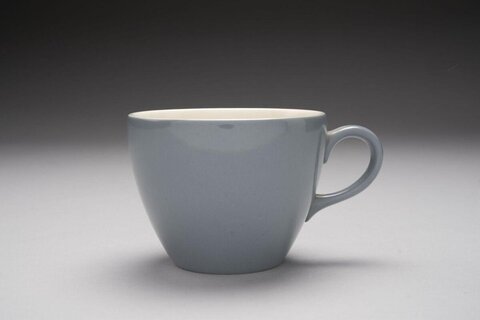 Light Blue Ceramic Coffee Cup