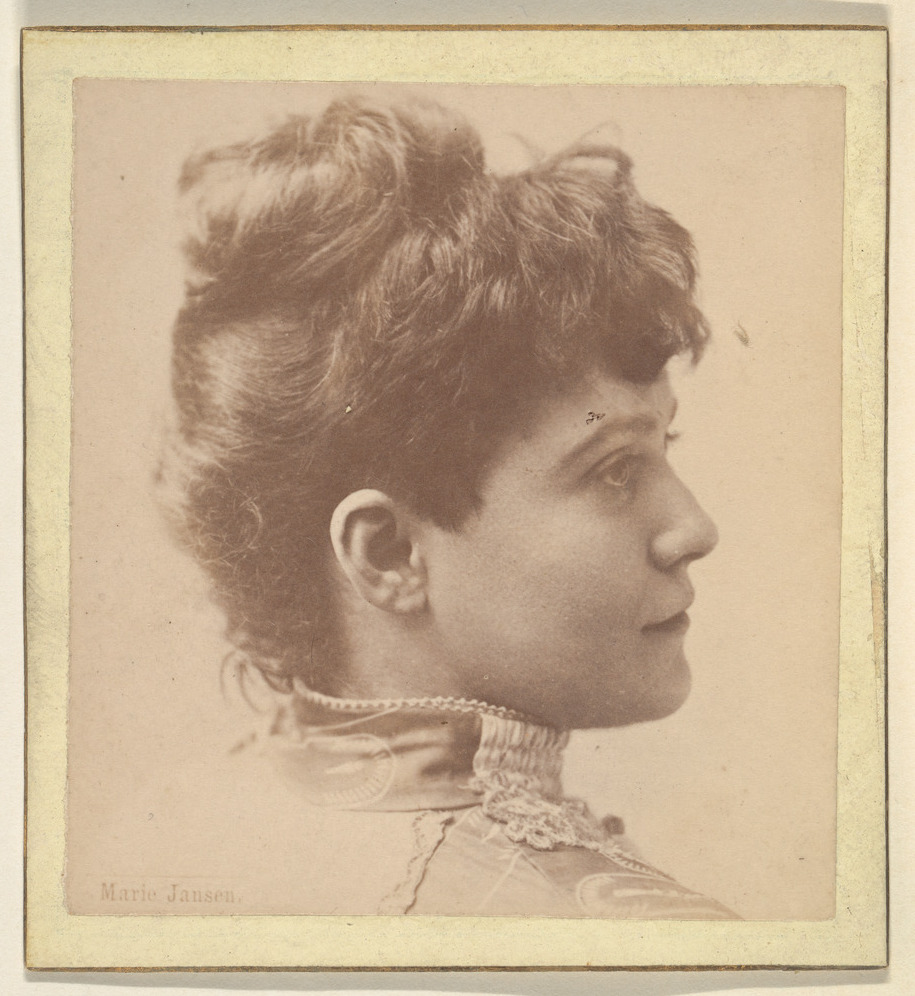 Vintage Portrait of Marie Jansen