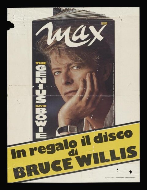 David Bowie Max Magazine Cover Poster