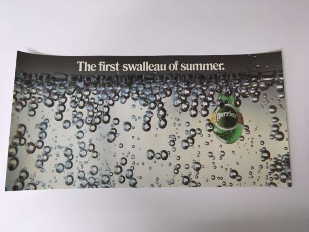 Perrier Sparkling Water Print Ad