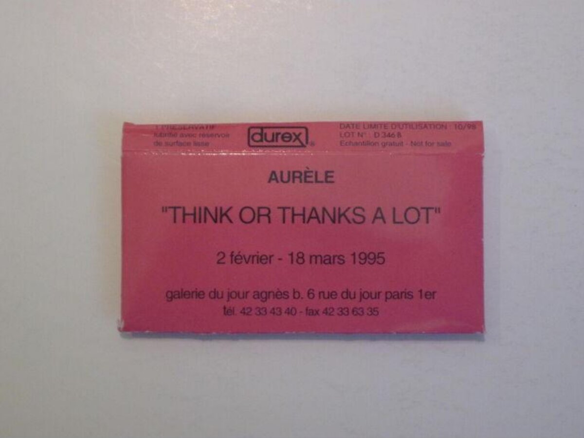 1995 Durex Art Exhibition Promo Wrapper