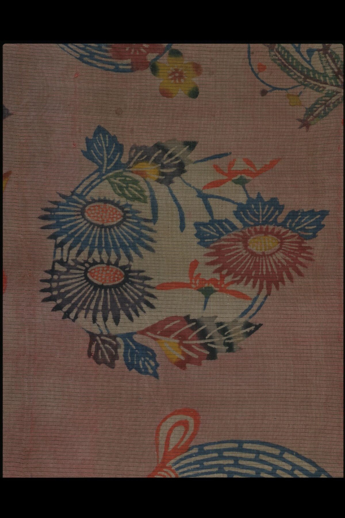 Vintage Chrysanthemum Textile Pattern