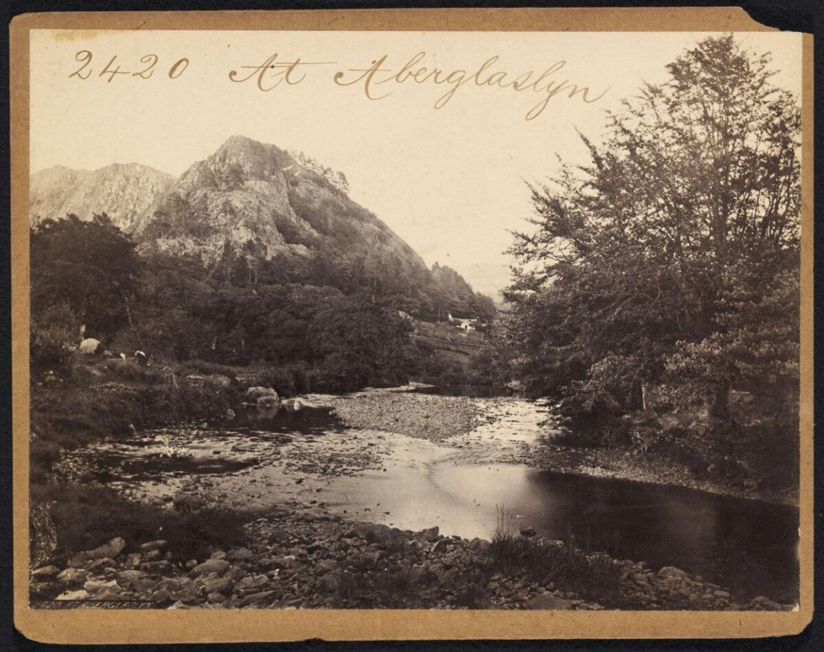 Aberglaslyn River Mountain Landscape