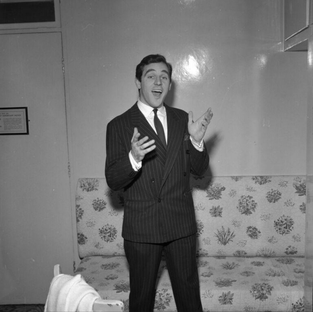 Male Singer in Dressing Room