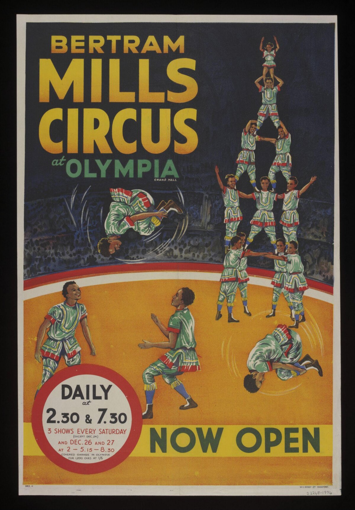 Bertram Mills Circus Poster