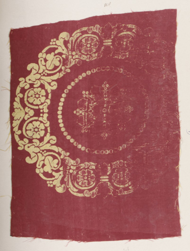 Antique Red Woven Textile Fragment