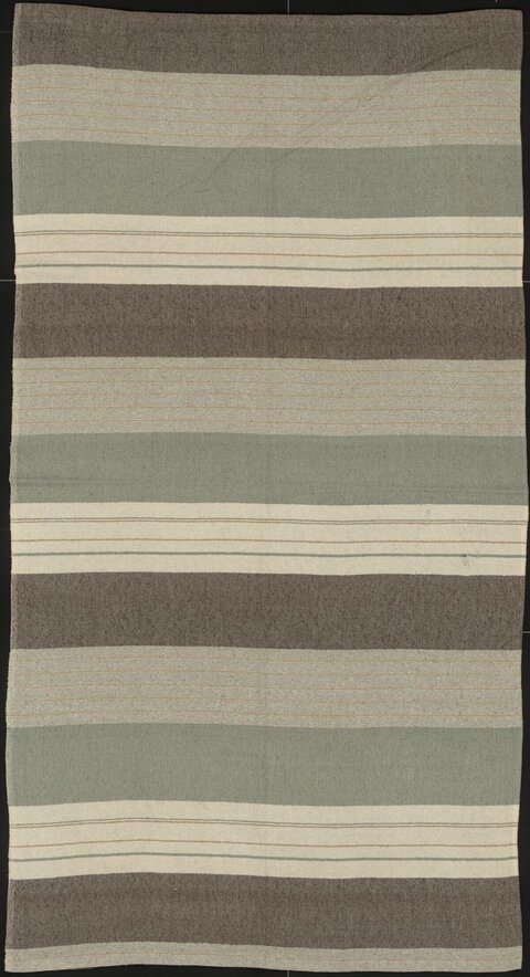 Horizontal Striped Woven Area Rug