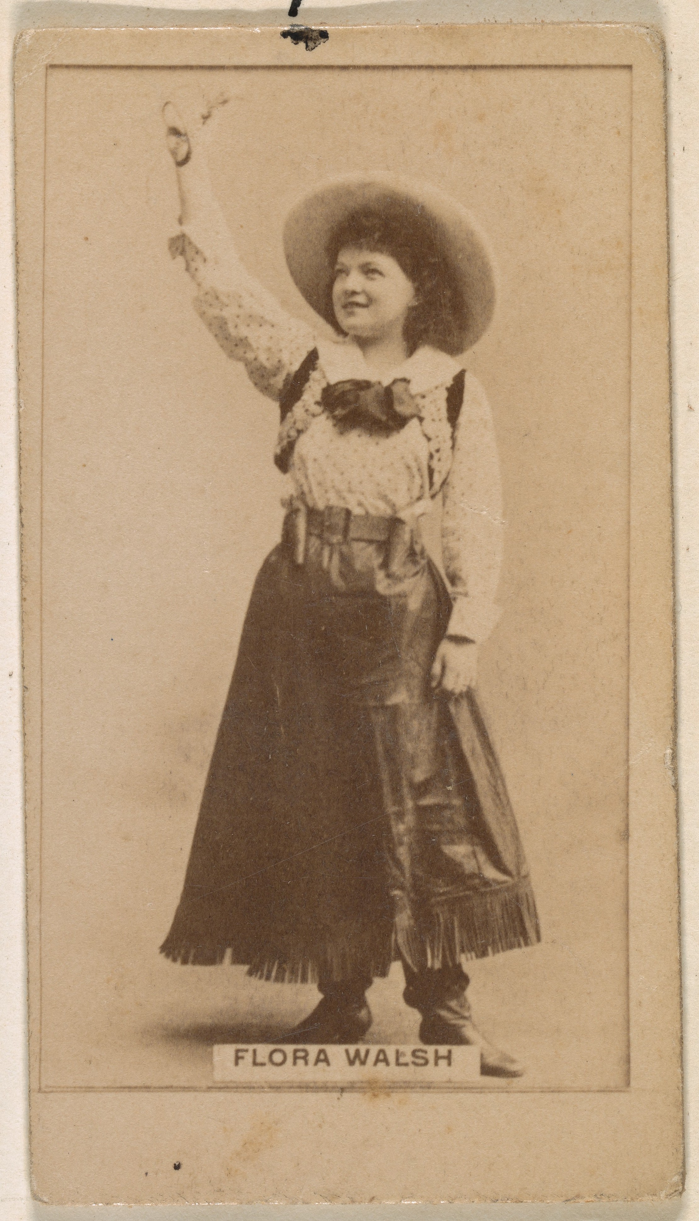Vintage Portrait of Flora Walsh