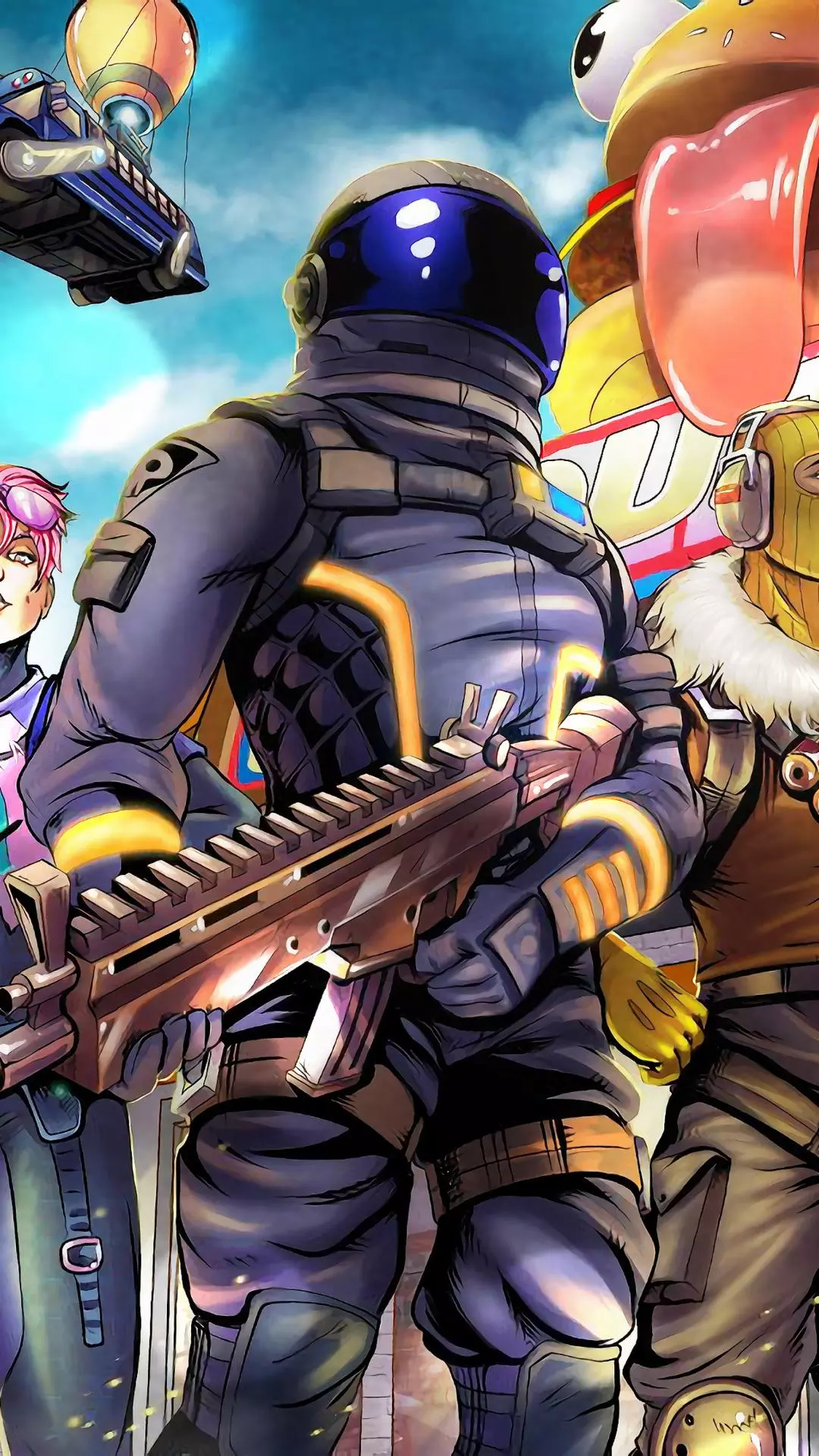 Fortnite Characters Ready for Battle