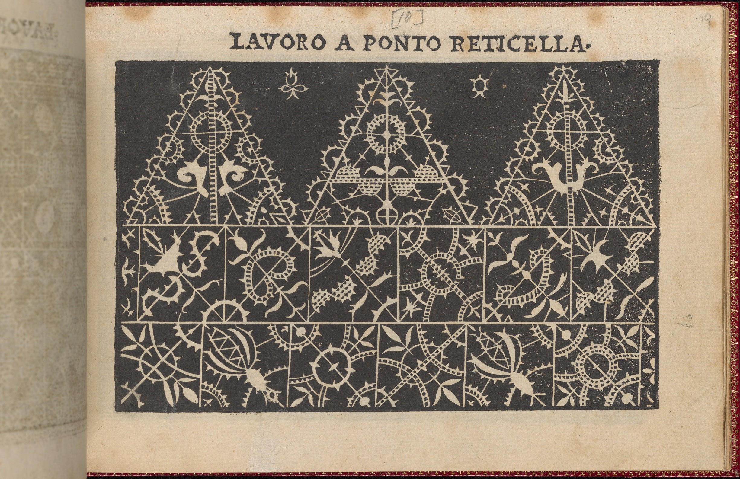Vintage Reticella Lace Pattern