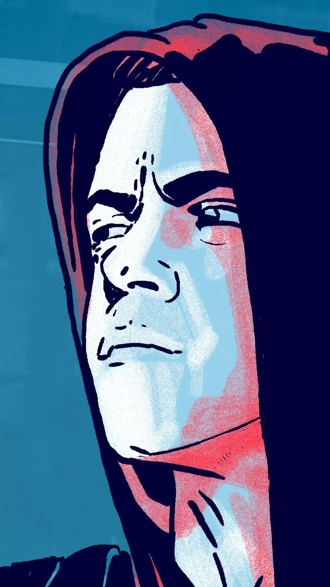 Comic Style Severus Snape Portrait